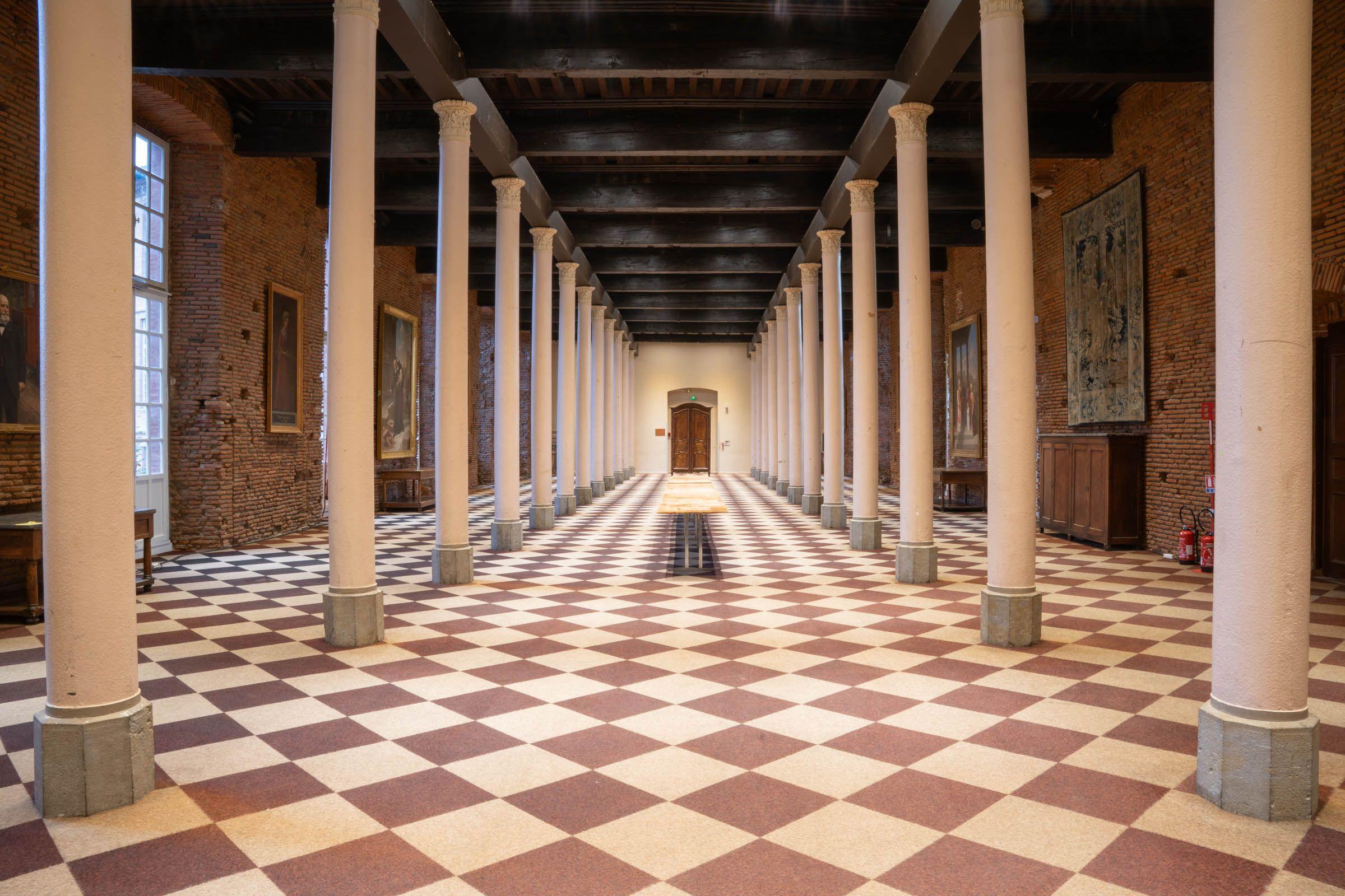 Salle des colonnes Hôtel Dieu Saint-Jacques de Toulouse