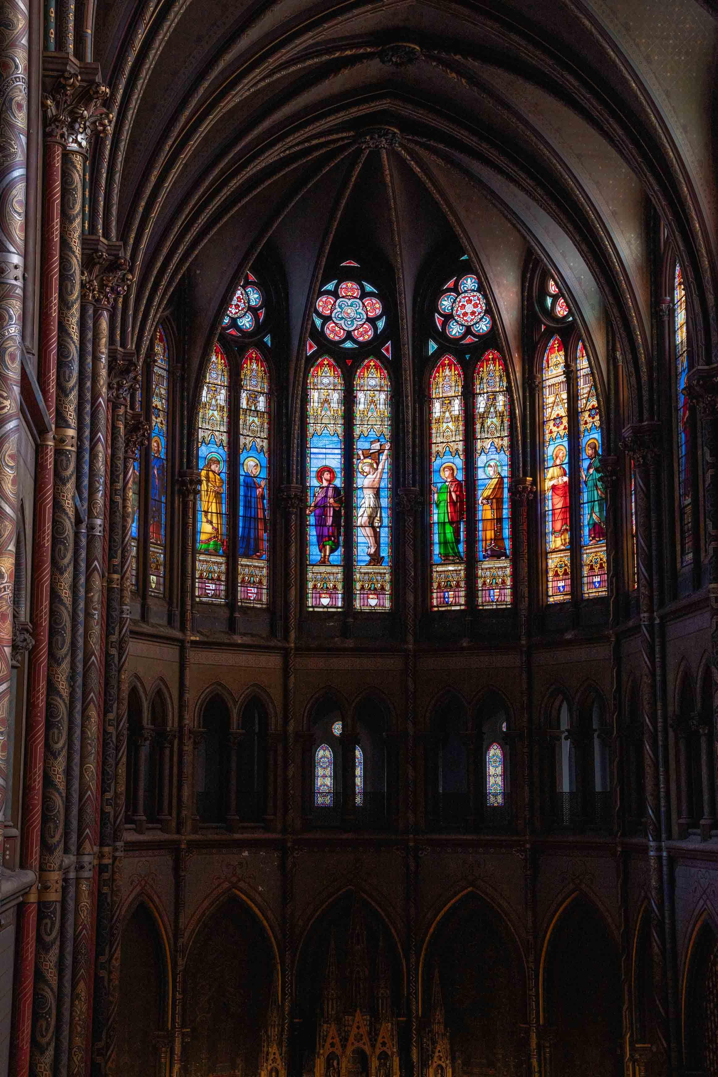 Vitrail vitraux Gesta Benezet église du Gesù Toulouse