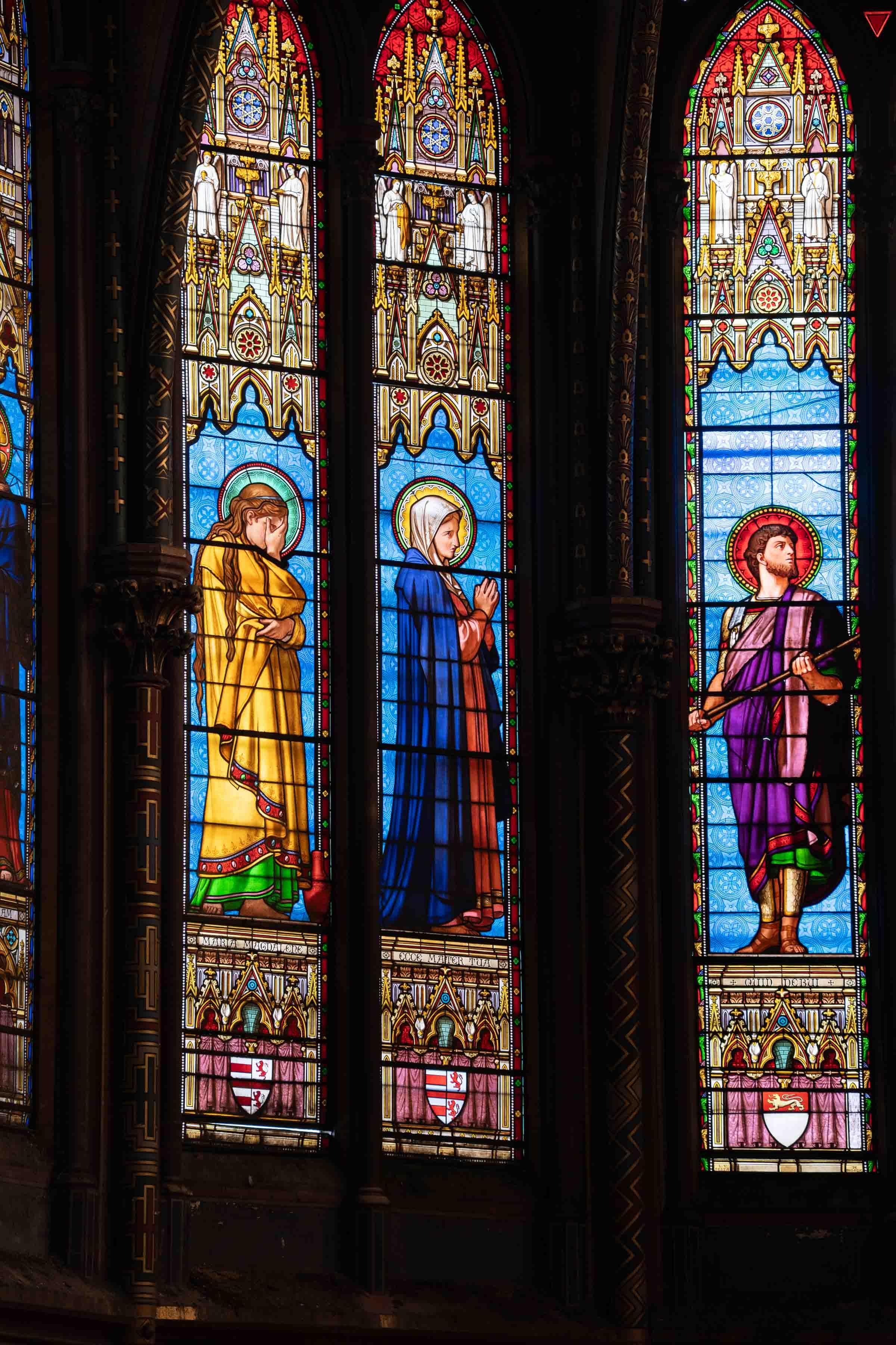 Vitrail vitraux Gesta Benezet église du Gesù Toulouse