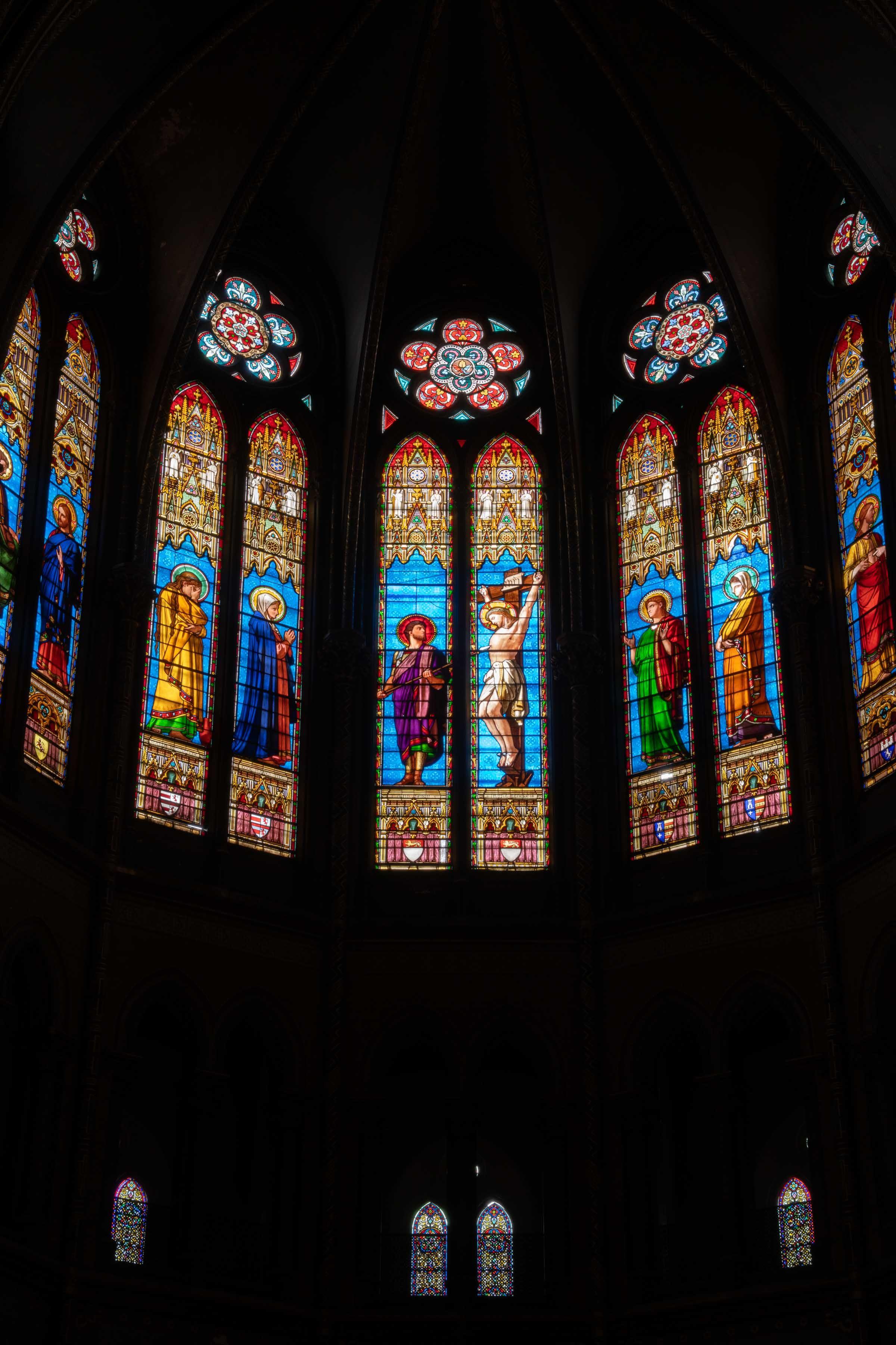Vitrail vitraux Gesta Benezet église du Gesù Toulouse