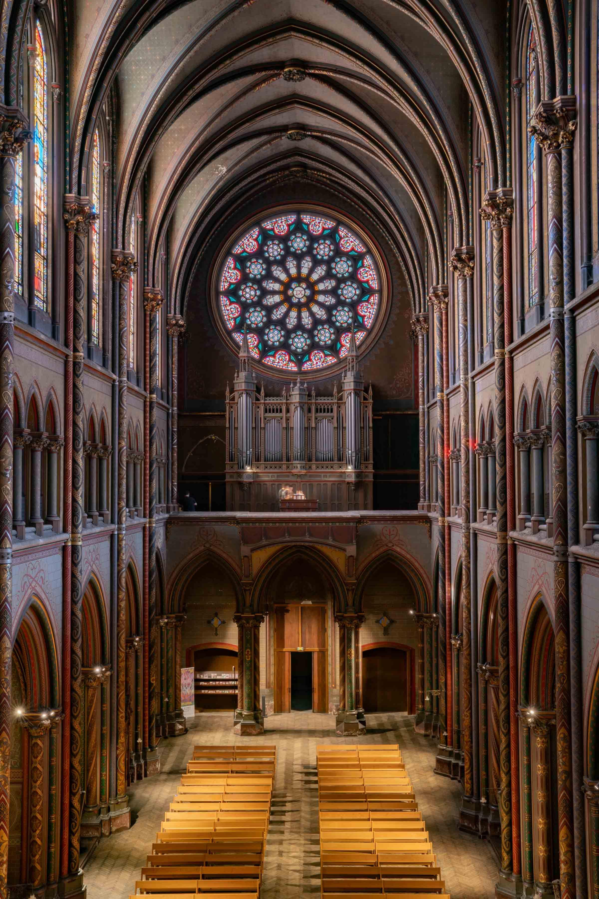 Église du Gesù Toulouse rosace et orgue