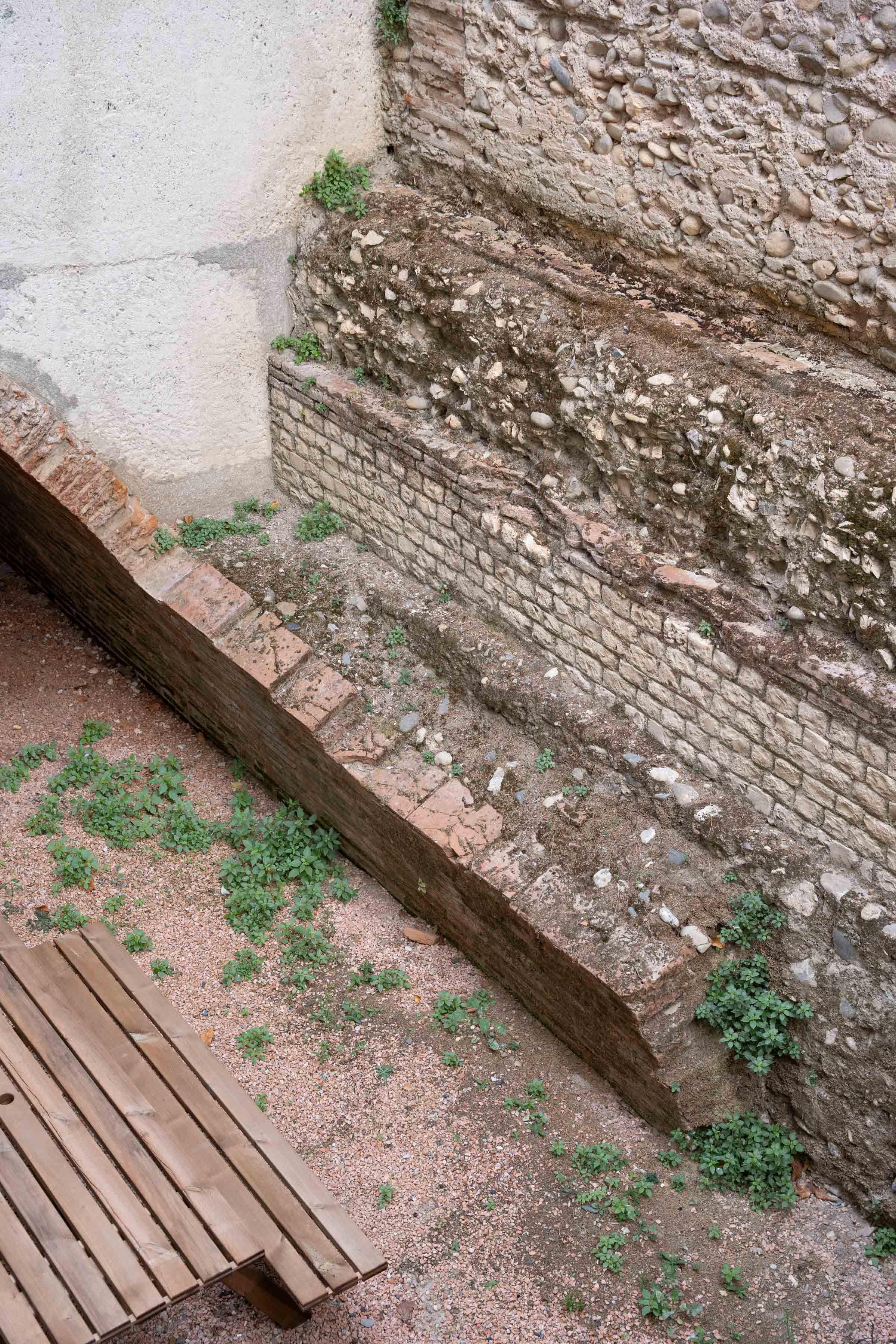 Fondations antiques, muraille de Toulouse, Hauts-Murats, muraille
